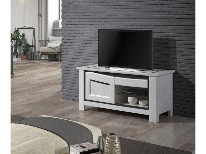 MILE - Meuble TV Hifi 1 porte 1...