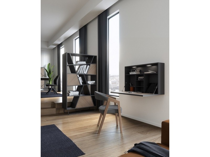 SEIDE - Meuble Tv 180 cm 2 Portes...